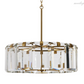 Amaya Round Crystal Chandelier-Meet Lighting