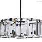 Amaya Round Crystal Chandelier-Meet Lighting