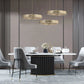 Ambrosi Round Brass Crystal Ring Chandelier-Meet Lighting