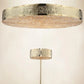 Ambrosi Round Brass Crystal Ring Chandelier-Meet Lighting
