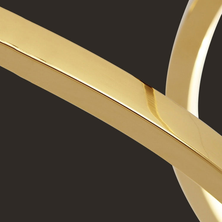 Amina Gold Multi Rings Chandelier for Lobby Villa-MEET LIGHTING