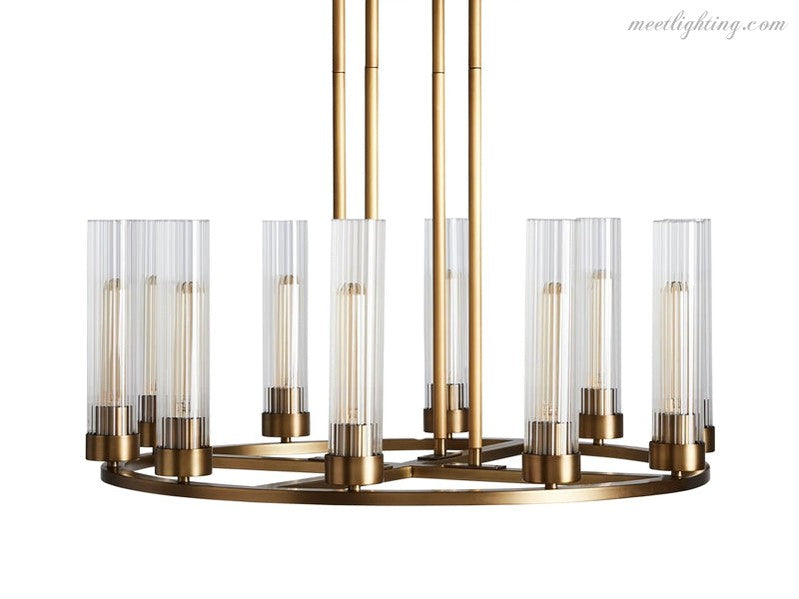 Andreas Round Chandelier-Meet Lighting