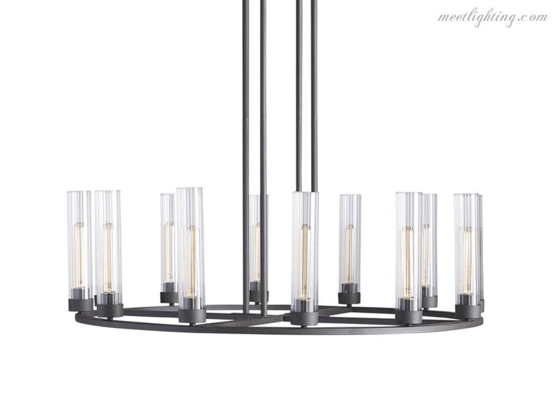 Andreas Round Chandelier-Meet Lighting