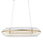 Aquinox 2-Tier Oval Chandelier-Meet Lighting