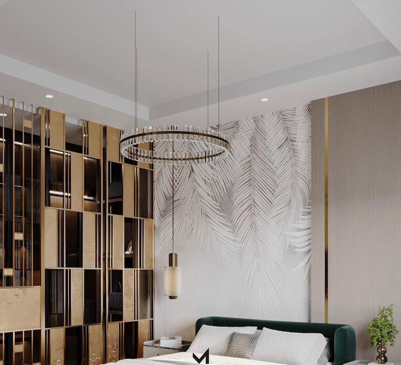 Aquinox 2-Tier Round Chandelier-Meet Lighting