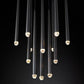 Aquitance Round Chandelier 24"-Meet Lighting