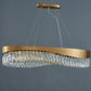 Arian Oval Crystal Chandelier-Meet Lighting