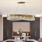 Arian Oval Crystal Chandelier-Meet Lighting