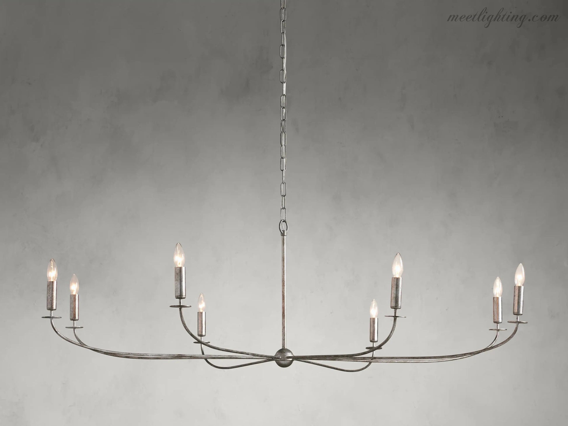 Arnett Round Chandelier-Meet Lighting