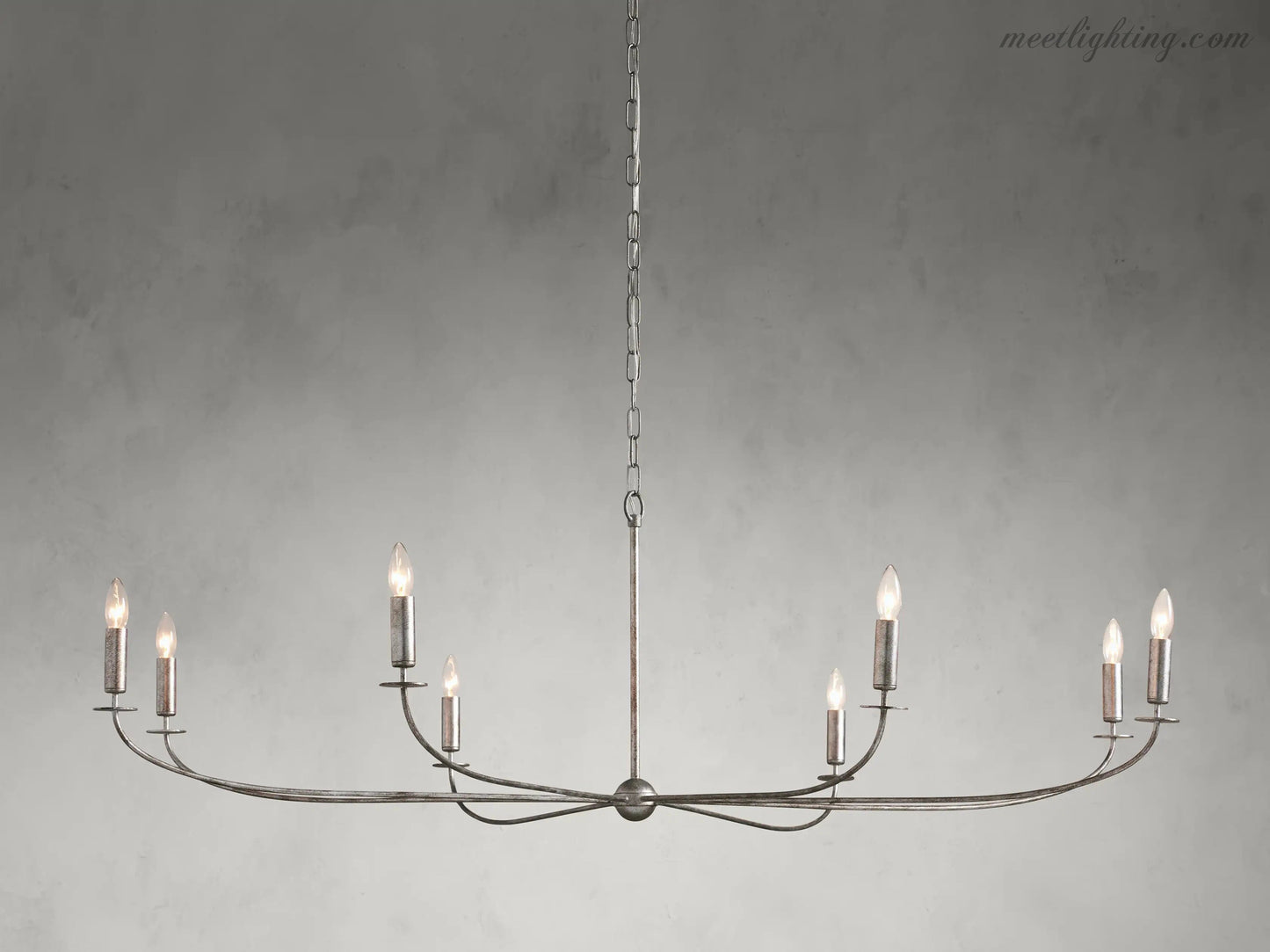 Arnett Round Chandelier-Meet Lighting