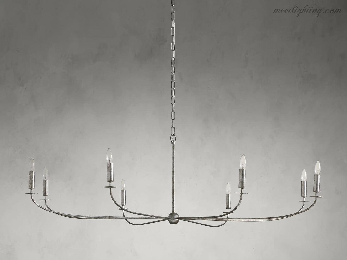 Arnett Round Chandelier-Meet Lighting