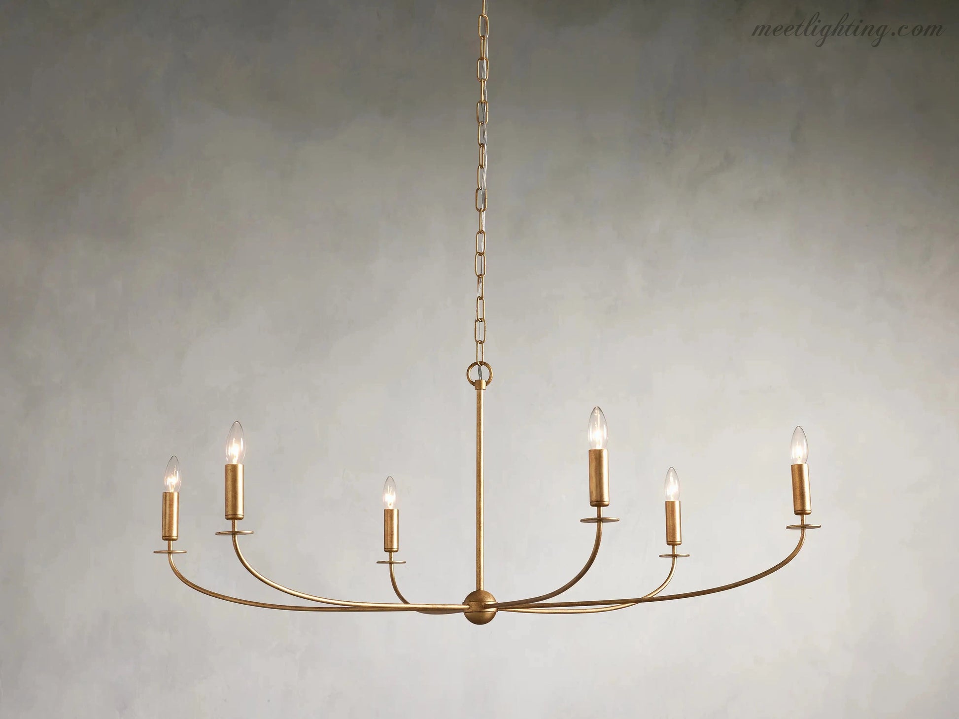 Arnett Round Chandelier-Meet Lighting