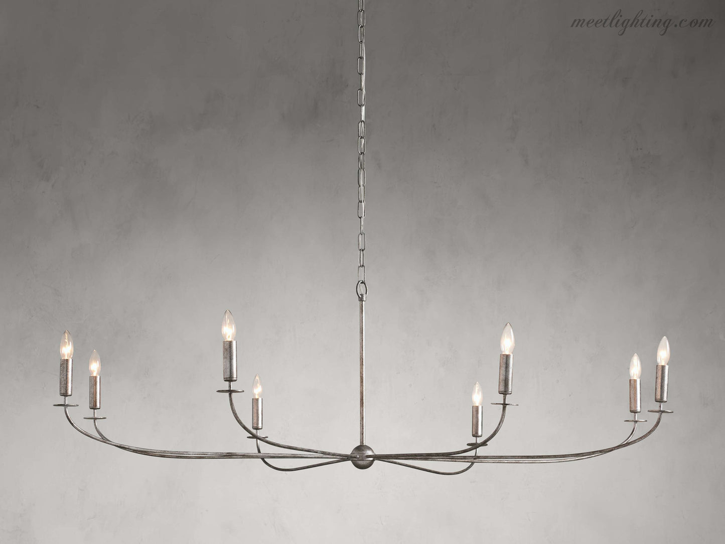 Arnett Round Chandelier-Meet Lighting