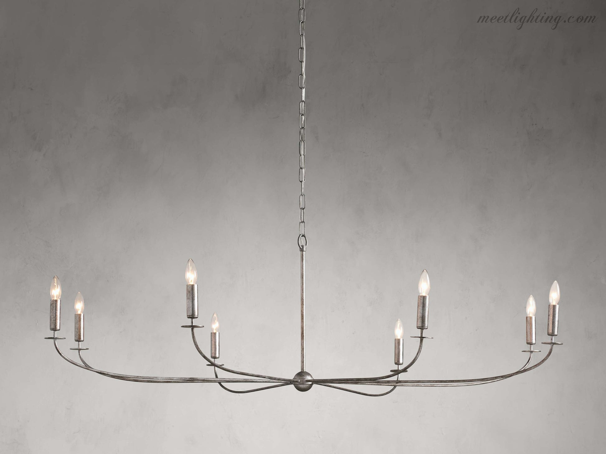 Arnett Round Chandelier-Meet Lighting