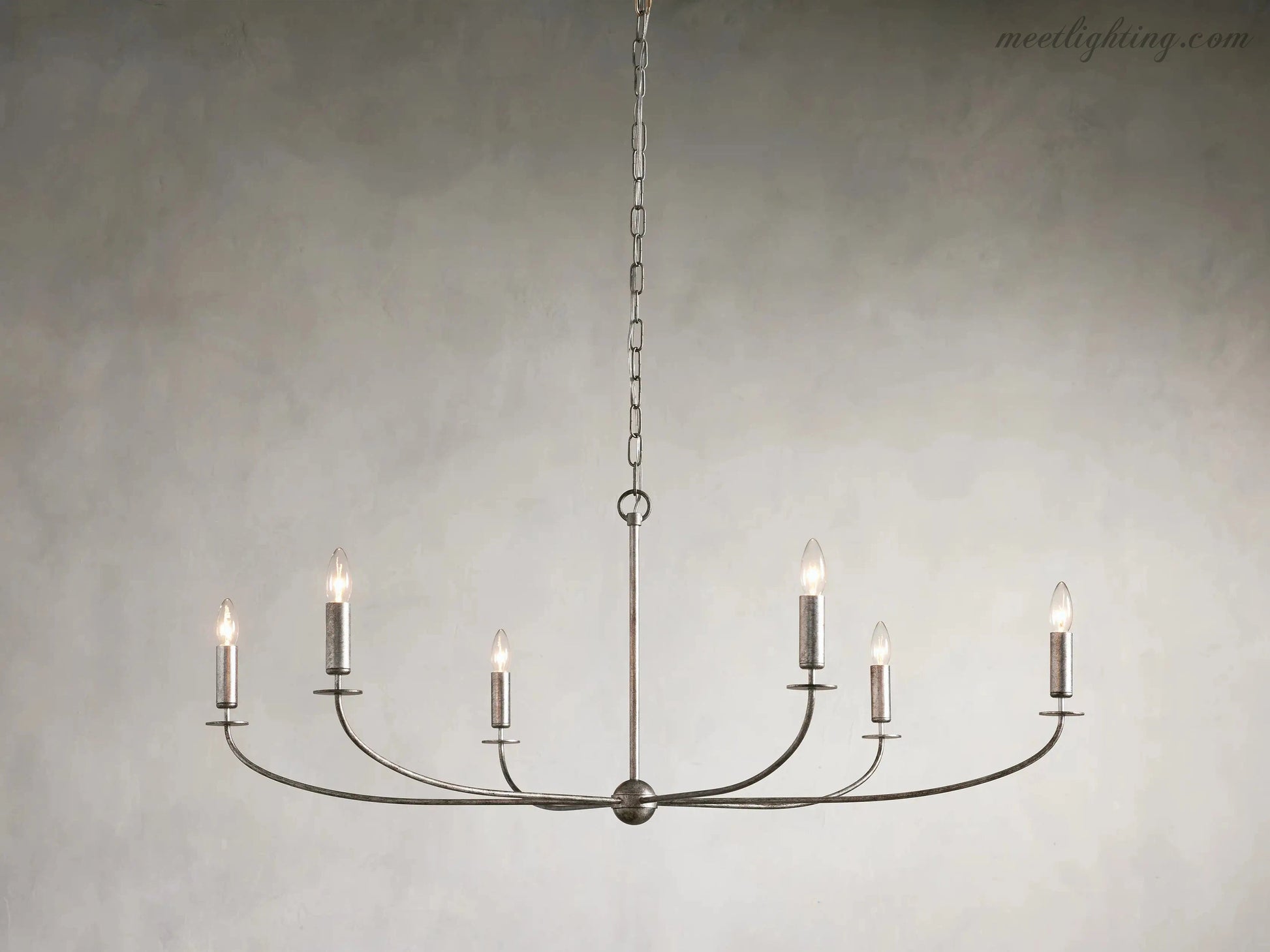 Arnett Round Chandelier-Meet Lighting