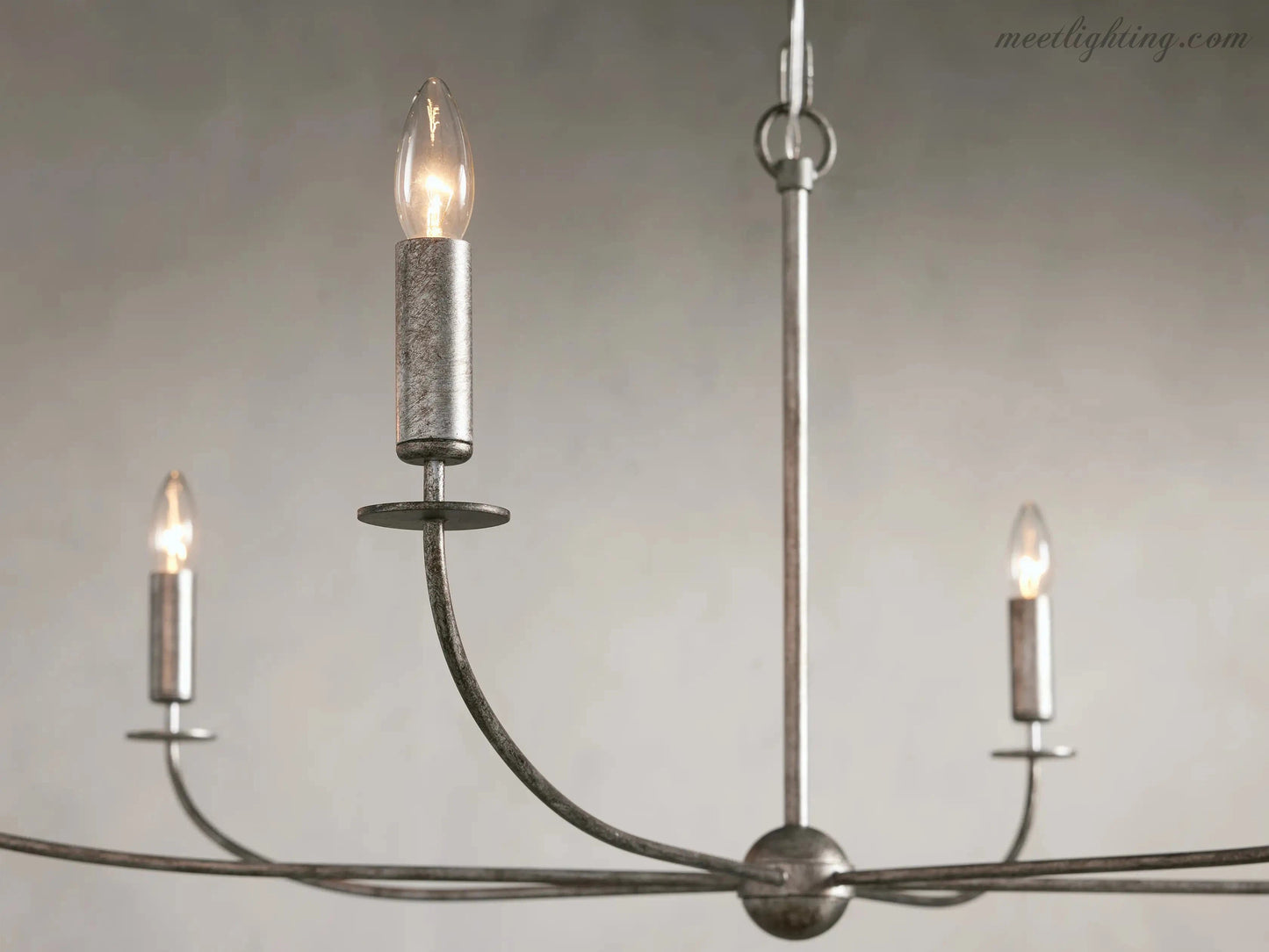 Arnett Round Chandelier-Meet Lighting