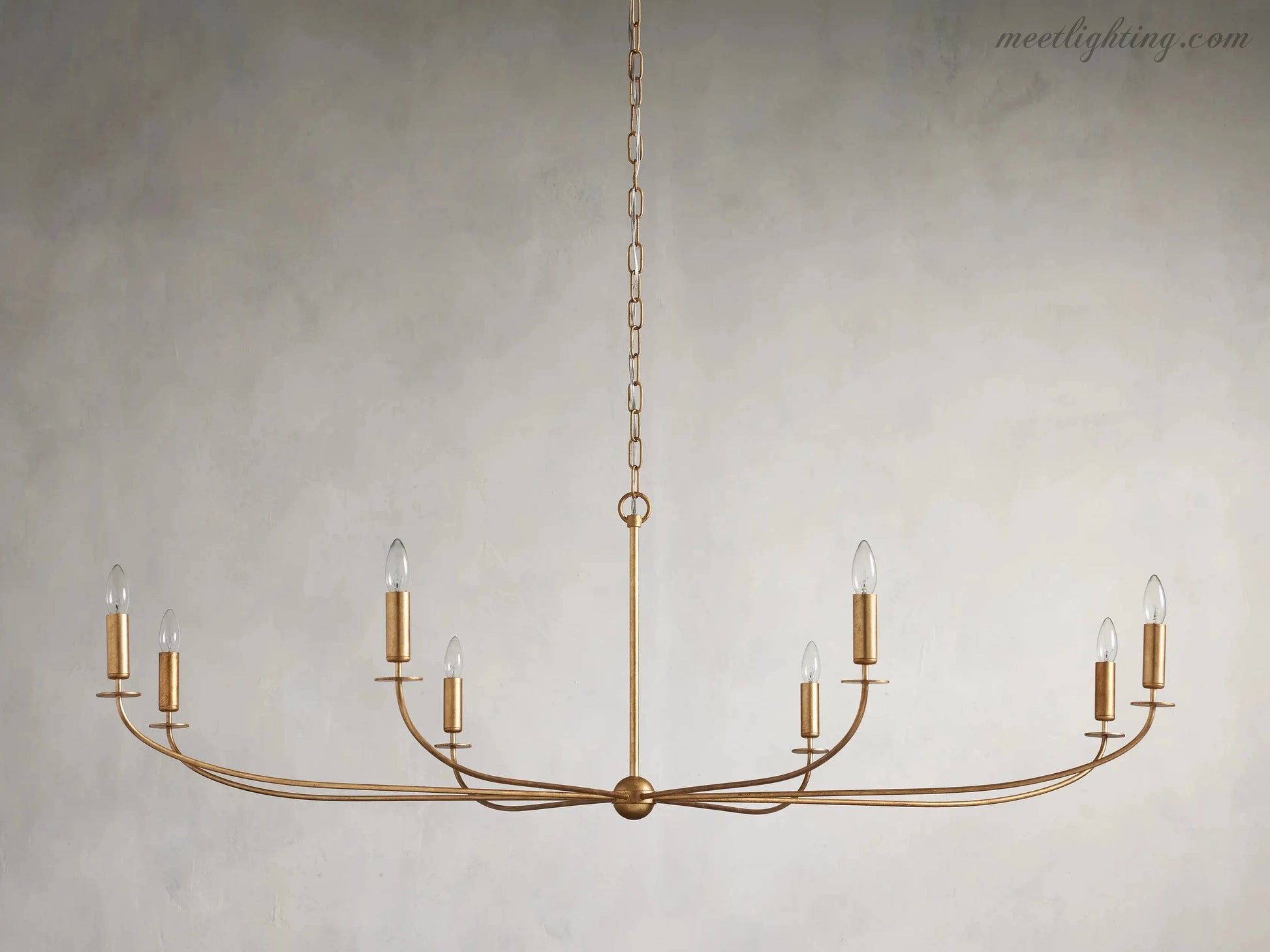 Arnett Round Chandelier-Meet Lighting