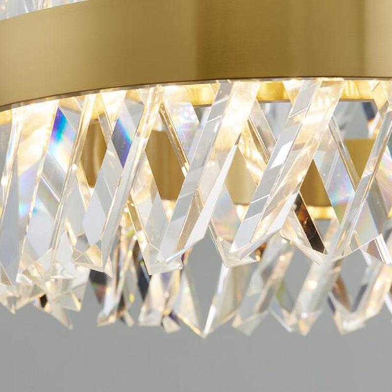Arsenio Open Round Crystal Chandelier-Meet Lighting