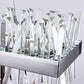 Arsenio Rectangular Crystal Chandelier-Meet Lighting
