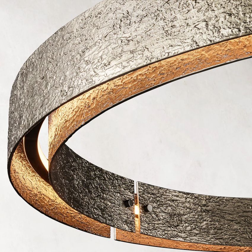 Arya Round Chandelier 48"-Meet Lighting