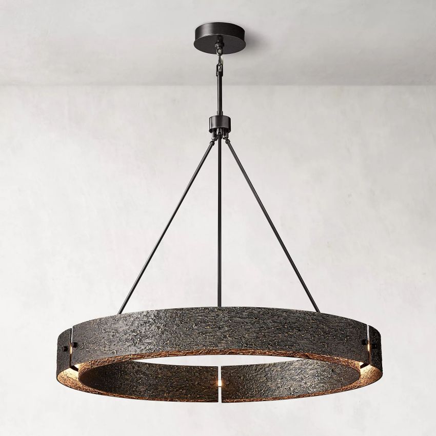 Arya Round Chandelier 48"-Meet Lighting
