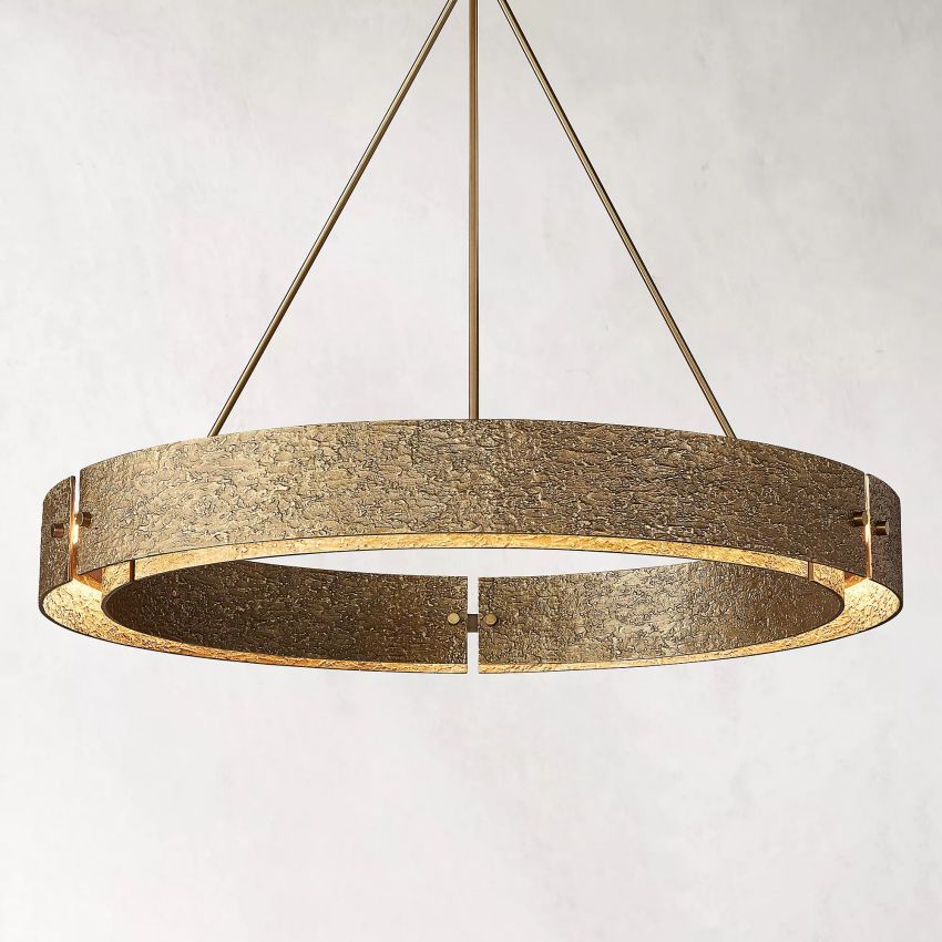 Arya Round Chandelier 48"-Meet Lighting