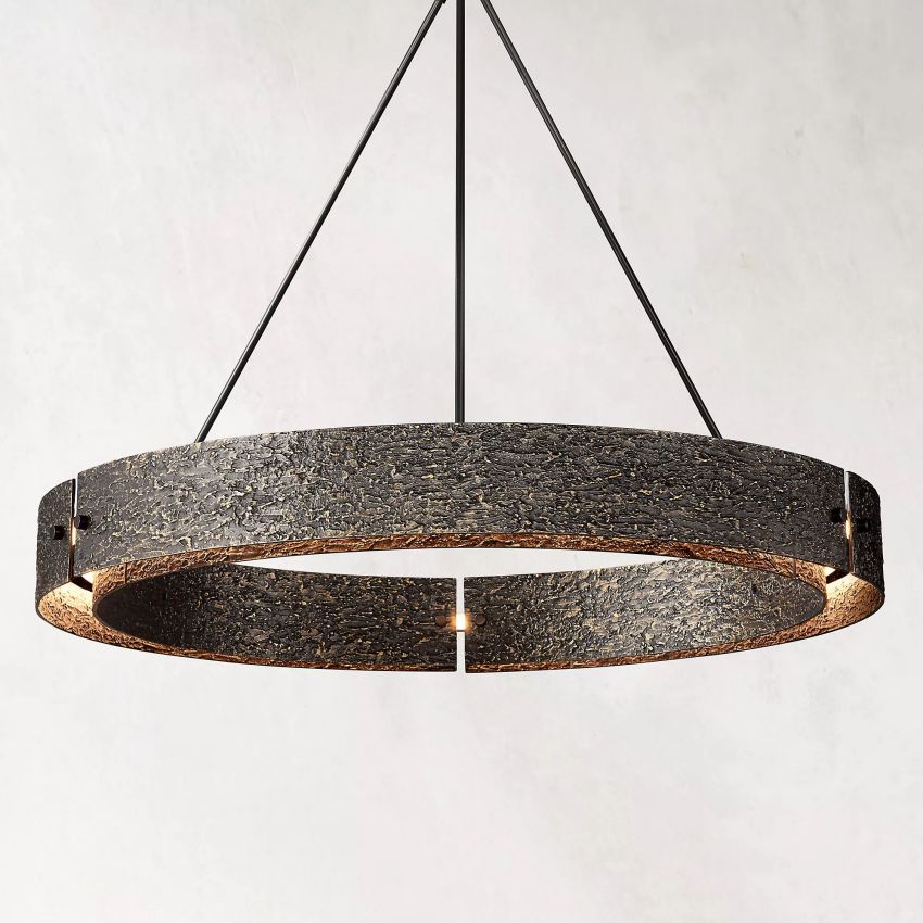 Arya Round Chandelier 48"-Meet Lighting