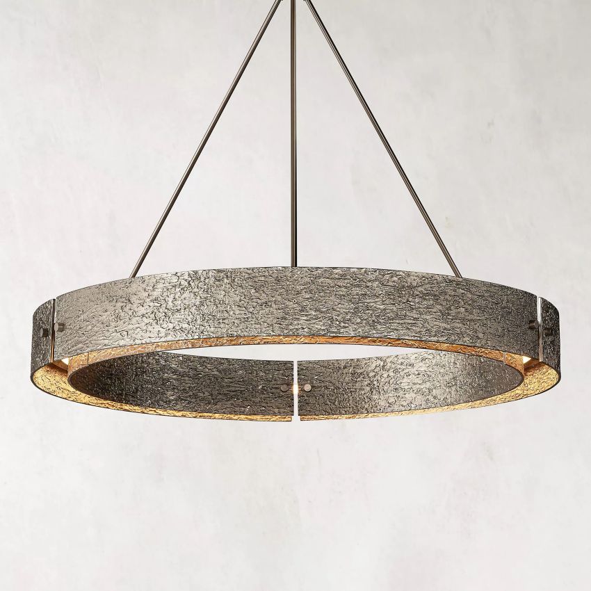Arya Round Chandelier 48"-Meet Lighting