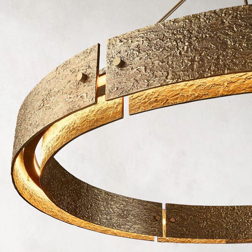 Arya Round Chandelier 48"-Meet Lighting