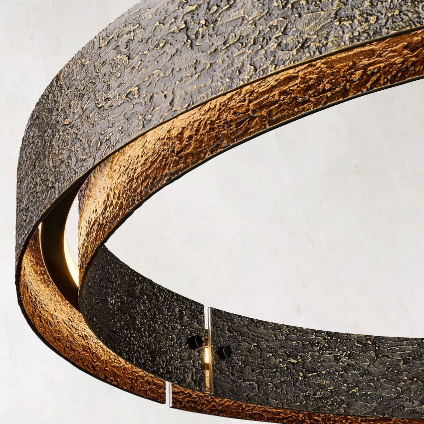 Arya Round Chandelier 48"-Meet Lighting