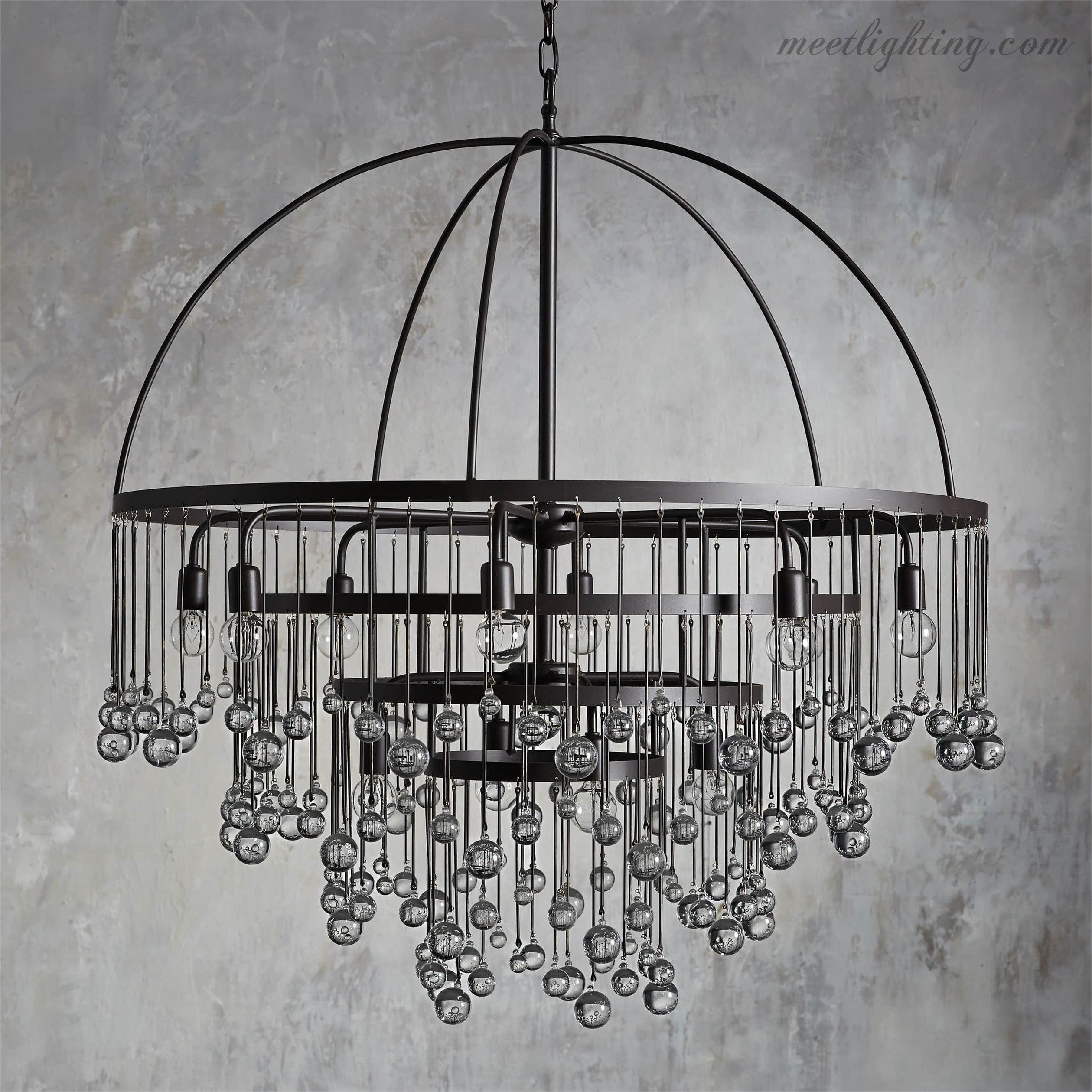 Aubrey 4 Tier Chandelier-MEET LIGHTING