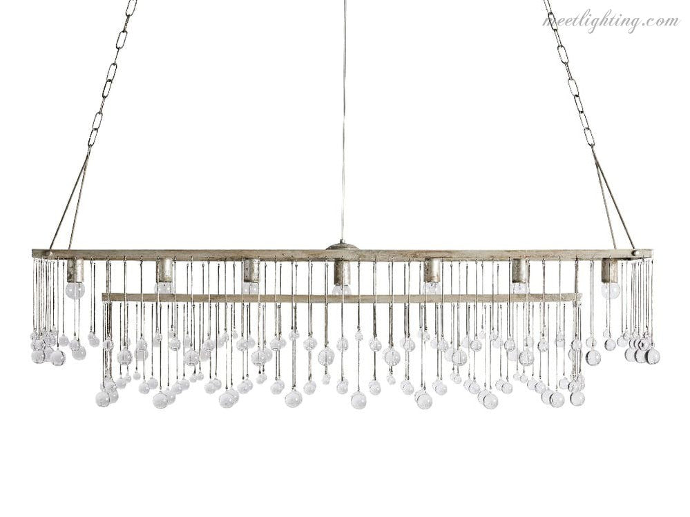 Aubrey Rectangular Chandelier-Meet Lighting