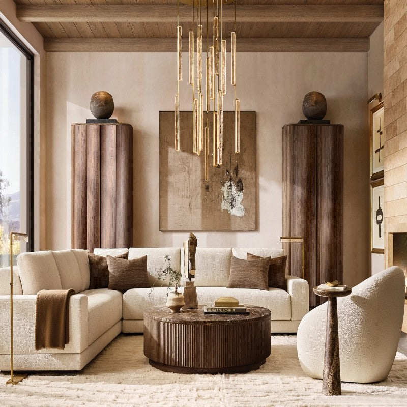 Audon Round Chandelier 56"-MEET LIGHTING
