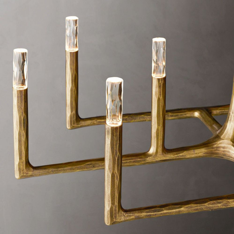Avarit Forged Linear Chandelier-Meet Lighting