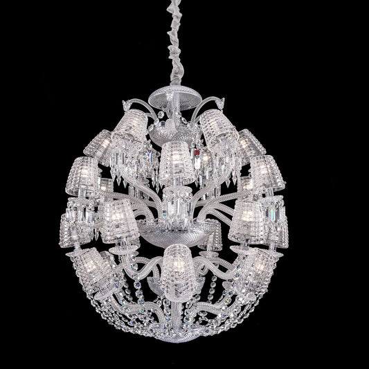 Baccarat Le Roi Soleil Crystal Chandelier-Meet Lighting