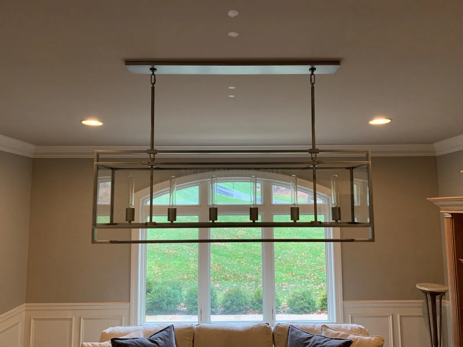 Beckman Rectangular Chandelier 54"-MEET LIGHTING