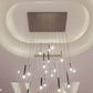 Bellini Square Tri-Tone Tubular Pendant Light Chandelier-Meet Lighting