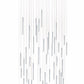 Bellini Square Tri-Tone Tubular Pendant Light Chandelier-Meet Lighting