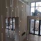 Bellini Square Tri-Tone Tubular Pendant Light Chandelier-Meet Lighting