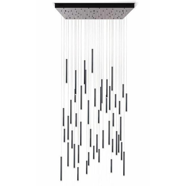 Bellini Square Tubular Pendant Light Chandelier-Meet Lighting