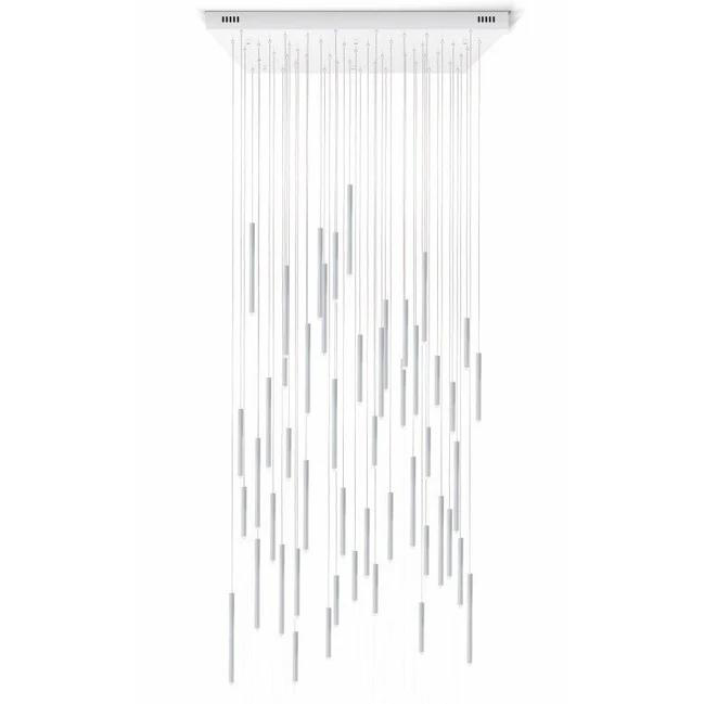 Bellini Square Tubular Pendant Light Chandelier-Meet Lighting