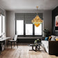 Bettina Round Chandelier-Meet Lighting