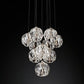 Boule Glass Round Cluster Chandelier 14"-Meet Lighting