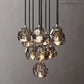 Boule Glass Round Cluster Chandelier 14"-Meet Lighting
