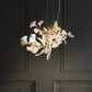 Bustling Ceramic Ginkgo Leaf Chandelier-Meet Lighting