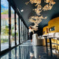 Bustling Ceramic Ginkgo Leaf Chandelier-Meet Lighting