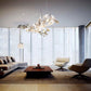 Bustling Ceramic Ginkgo Leaf Chandelier-Meet Lighting