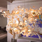 Bustling Ceramic Ginkgo Leaf Chandelier-Meet Lighting