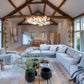 Bustling Ceramic Ginkgo Leaf Chandelier-Meet Lighting