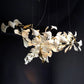 Bustling Ceramic Ginkgo Leaf Chandelier-Meet Lighting